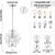 Small silver chrome crystal indoor hanging pendant chandelier light 5 thumbnail