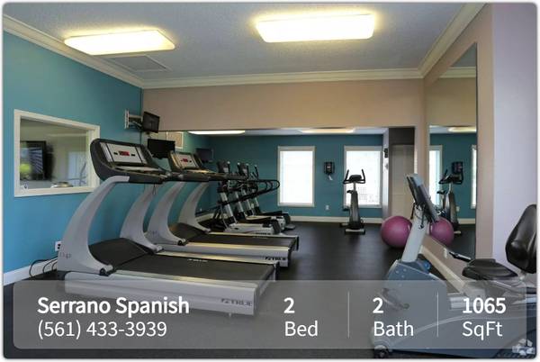 $1,990 / 2br - 1065ft2 - ¡2 bd, 2 ba lista para ver ahora! ¡Visite Serrano Spanish hoy! (West Palm Beach)64049279179649121