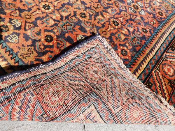 9.11x3.7 Clean 100% wool Persian carpet hand knotted vegetable dye rug 1