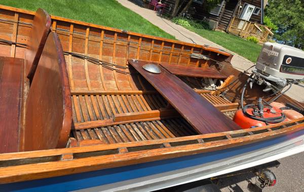 1957  Chetek Lapstrake Wood Boat 16' - $9,995 (Chetek)62942255502465124