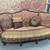 Vintage Ornate Loveseat Sofa with Throw Pillows 1 thumbnail
