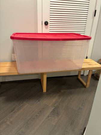 Free large plastic bin 1