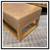 Custom Leather + Wood Custom Ottoman 3 thumbnail