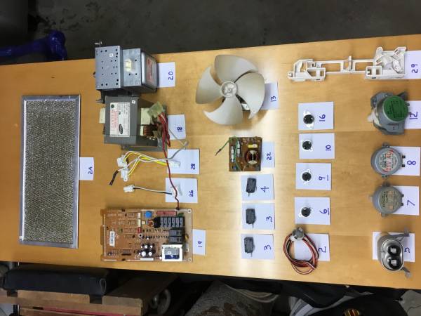GE microwave parts 1