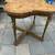 Brass and Burl quatrefoil end table by Mastercraft A125 3 thumbnail