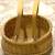 Rectangle Wicker Basket - Rich Shades of Brown - 12" 10 thumbnail