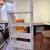 Retro MCM White Wicker Arched Shelf 4 thumbnail