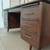 Walnut Mid Century executive desk with lock and key 6 thumbnail