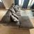 Grey Beige L-Section Couch 4 thumbnail
