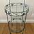 Antique Cart Rolling 2 Tier Glass Shelves 1 thumbnail