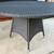 New 48” round gray wicker outdoor patio table 1 thumbnail