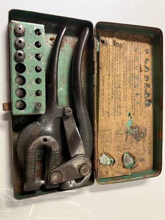 vintage roper whitney #5 junior hand punch 1