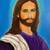 Painting of Jesus Christ in purple 7 thumbnail
