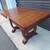 Rare Charming 1930'S Art Deco Style Solid Oak Dining Table. 13 thumbnail
