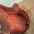 ntique Chinese red lacquered wood child's convertible bathtub and seat 7 thumbnail