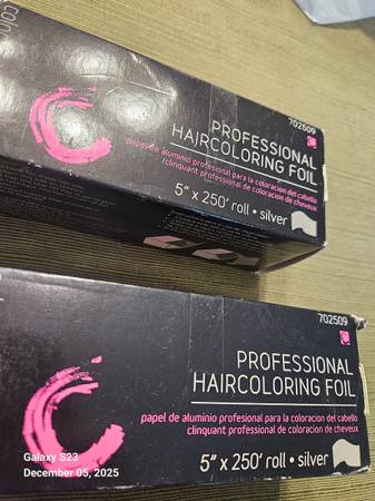 2 PROFESSIONAL HAIRCOLORING FOIL ROLL NEW 1