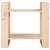 vidaXL Book Cabinet Natural Wood Solid Pine Wood Small Book Cabinet..! 5 thumbnail