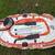 Vintage Orange Creamsicle Compact Inflatable Raft Floaty Complete Set! 2 thumbnail