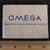 *~~~ Vintage OMEGA Watch Outer Box ~ Blue and Silver w Booklet ~~~* 4 thumbnail