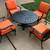 SUMMER CLASSICS PROVANCE 4 Seat Conversation Lounge Outdoor Patio Furniture 2 thumbnail