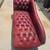 Burgundy Chaise Faux Leather couch-$0 Delivery 1 thumbnail