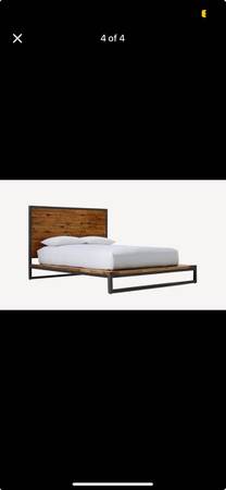 West Elm Logan Queen Bed Frame 1