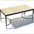 1960s Vintage Mid-Century Modern French Marble & Iron Coffee Table 7 thumbnail