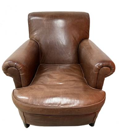 Italian Poltrona Leather Club Chair - PRICE REDUCED! 1