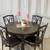 Round Iron Tuscan Style Dining Table & 4 Chairs 16 thumbnail