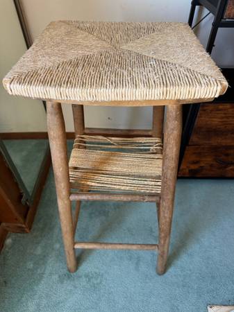 Wicker stool 1