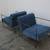 Set of two Sevilla Occasional Chairs in Blue Velvet 20 thumbnail