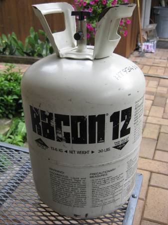 R12 refrigerant 17lb in sealed container 1