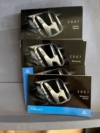 2007 Honda Odyssey Manuals 1