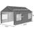 10' X 20' CANOPY WITH SIDES FROM COSTCO - GREY 14 thumbnail