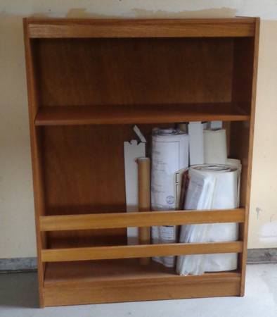 Contractor/Engineer Bookcase for Drawings w/Adjustable Shelves 1