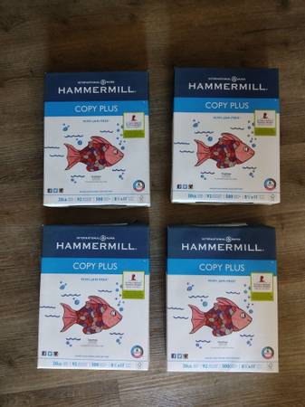 Hammermill 8.5" x 11" Copy Plus Paper Ream For Sale ($5 Each) 1