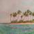 Coastal Tropical Beach Lagoon – Original Signed by: Peter Wong ~1989 3 thumbnail