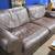 Brown Leather Sofa  #3765 2 thumbnail