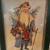 CHRISTMAS OLD WORLD SANTA CLAUSE FOLK ART PRINT by N. SCHNEEMAN 1 thumbnail