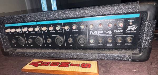 REDUCED - Peavey USA MP4 Plus 4 Channel Powered Mixer w Reverb - $50 (Loganville)63470456449923122