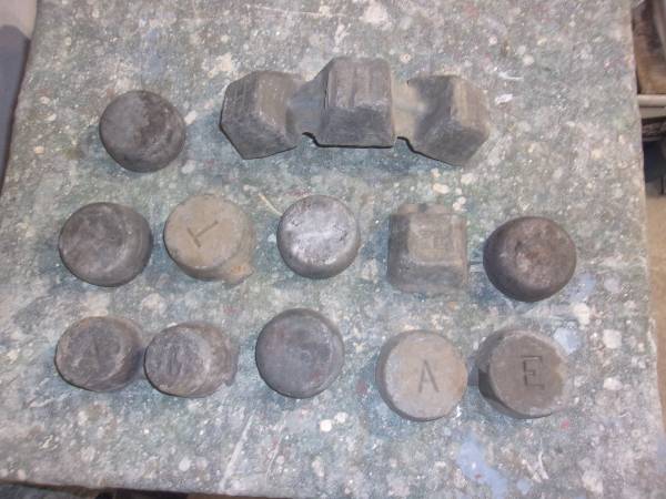 Lead Ingots - 63 Pounds Available 1