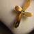 Don Roberto 14k Rose Yellow Gold Necklace With Diamond Cross Pendant 8 thumbnail