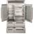 *NEW* SUBZERO 48” Refrigerator/Freezer w/ glass door — Model PRO4850G 2 thumbnail