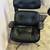 Vintage Eames Style Chair & Ottoman - Newly Genuine Black Leather 4 thumbnail