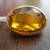 Amber colored faceted jewelry pin 2 thumbnail