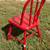 Bentwood Red Childs Small Wooden Chair, Childrens Farmhouse Wood Chair 2 thumbnail