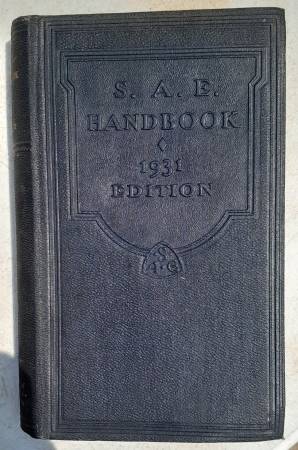 SAE Handbook 1931 Edition 1