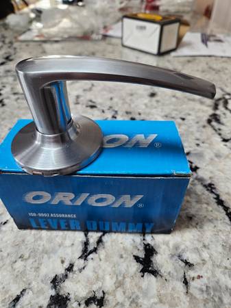 New Brushed Nickel Dummy Door Handles 1