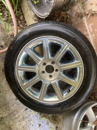CHRYSLER 300 300C DODGE MAGNUM CHARGER SPARE Chrome RIM(1)Wheel+Tire(5x114.3) 1