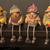 🚨Bargain: Set of 4 Acorn Birds, Legs Dangle Over Edge, Handcrafted Ceramic 1 thumbnail